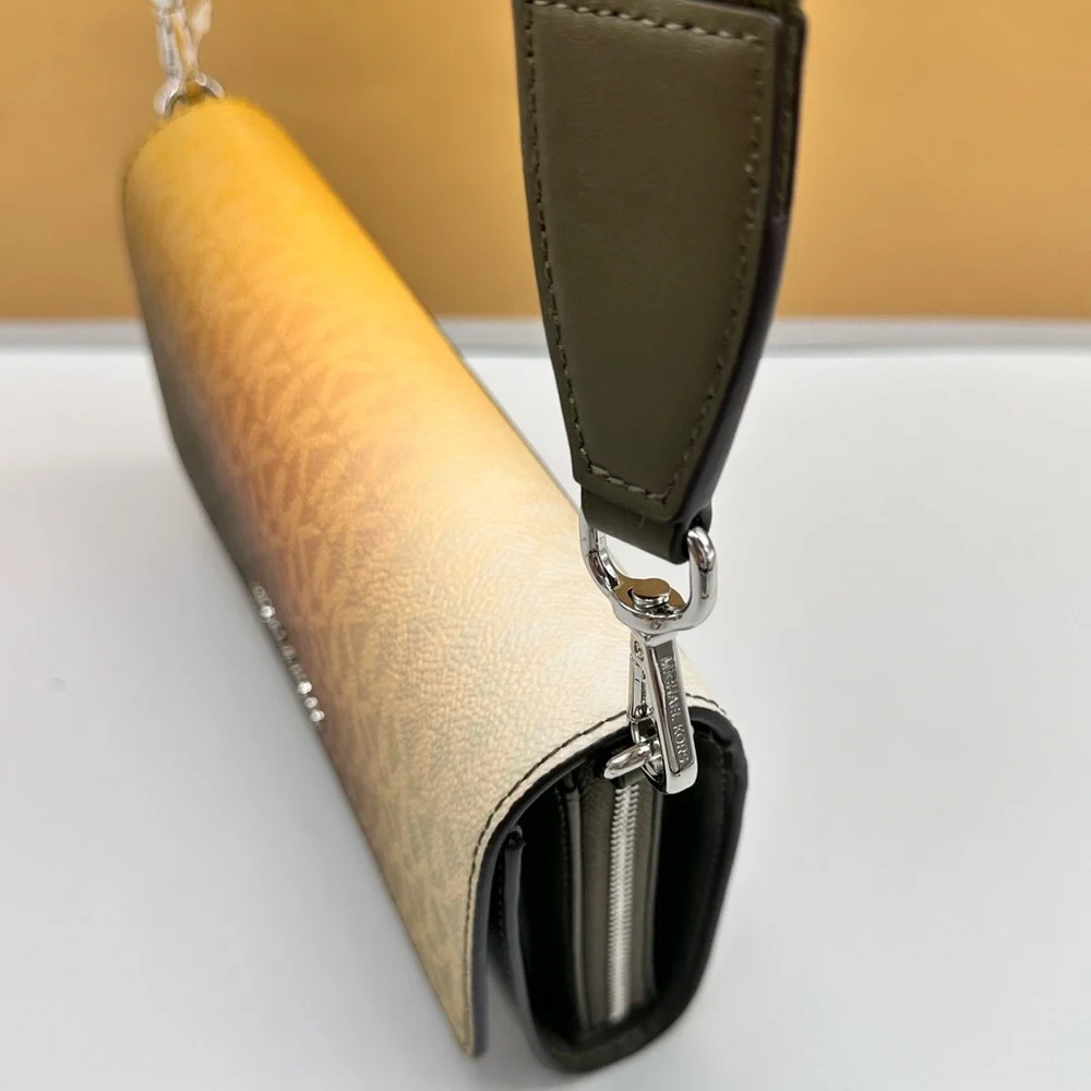 Michael Kors Gradient Olive and Gold Crossbody